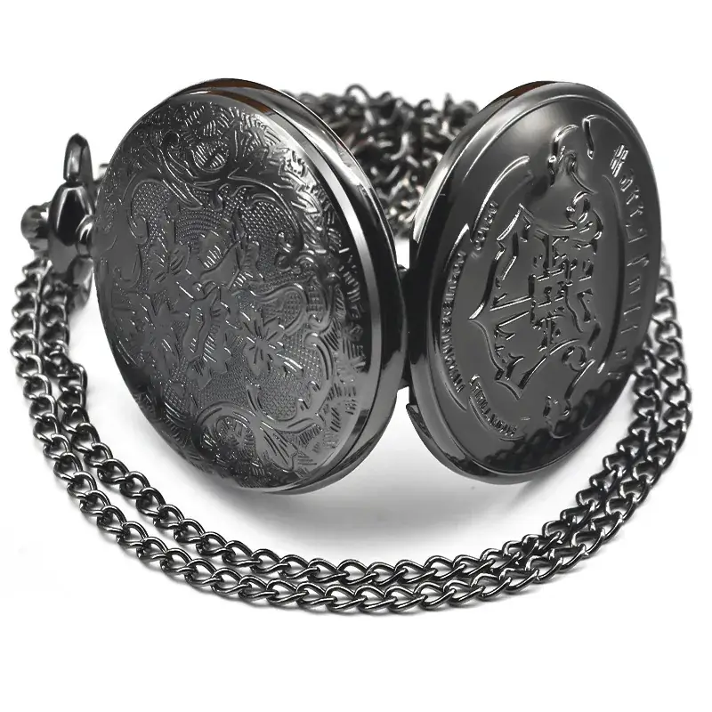 Vintage Bronze H-Letter Pocket Watch with Islamic Calligraphy — feature 11