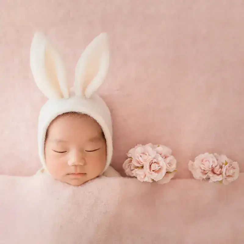 Bunny-Shaped Baby Photo Hat for Newborns - Image 4