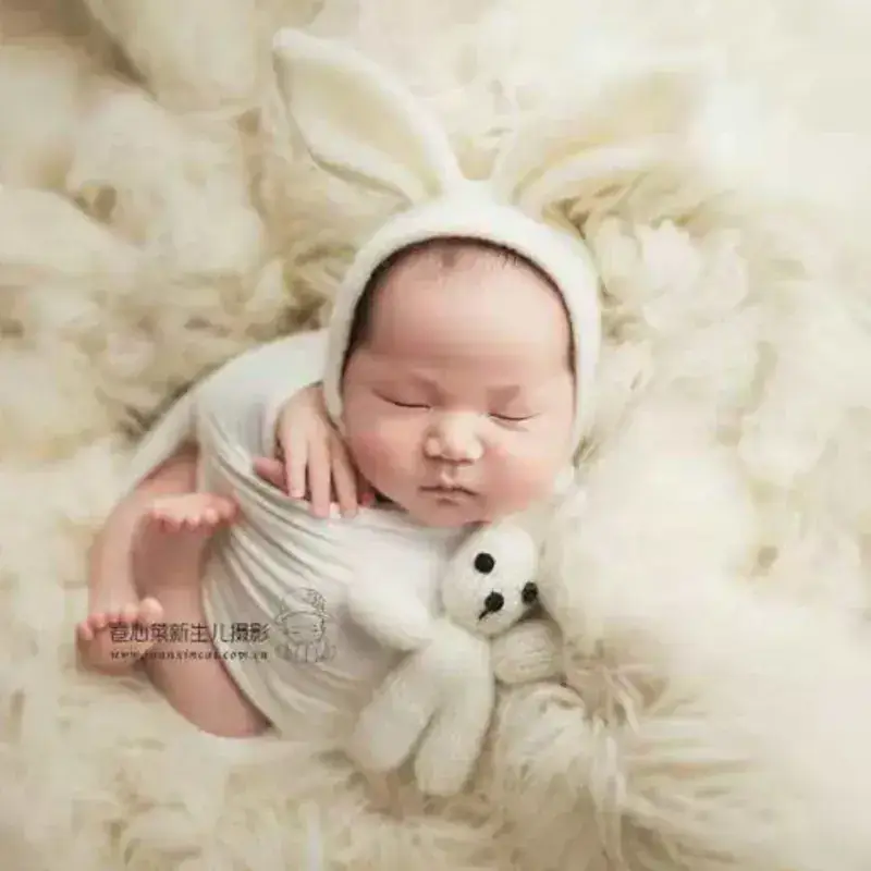 Bunny-Shaped Baby Photo Hat for Newborns - Image 5