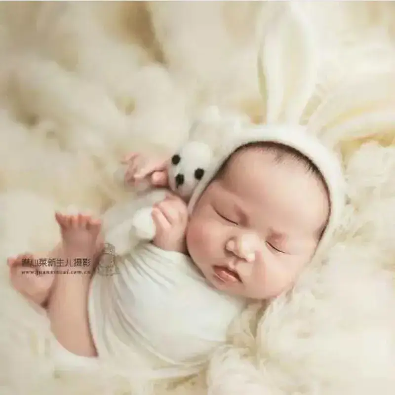 Bunny-Shaped Baby Photo Hat for Newborns - Image 6