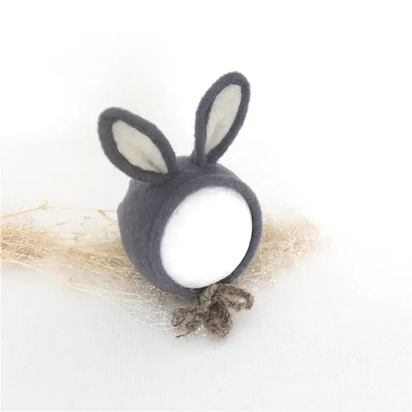 Bunny-Shaped Baby Photo Hat for Newborns - Image 2