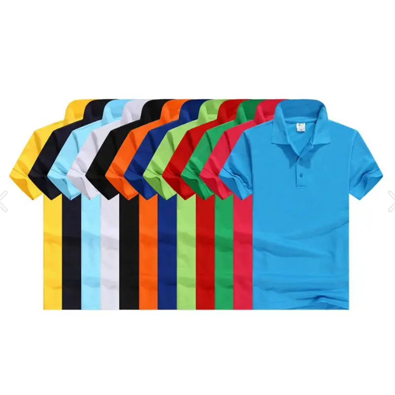 Blue 230g Polo Shirt with Custom Logo Print - Image 14