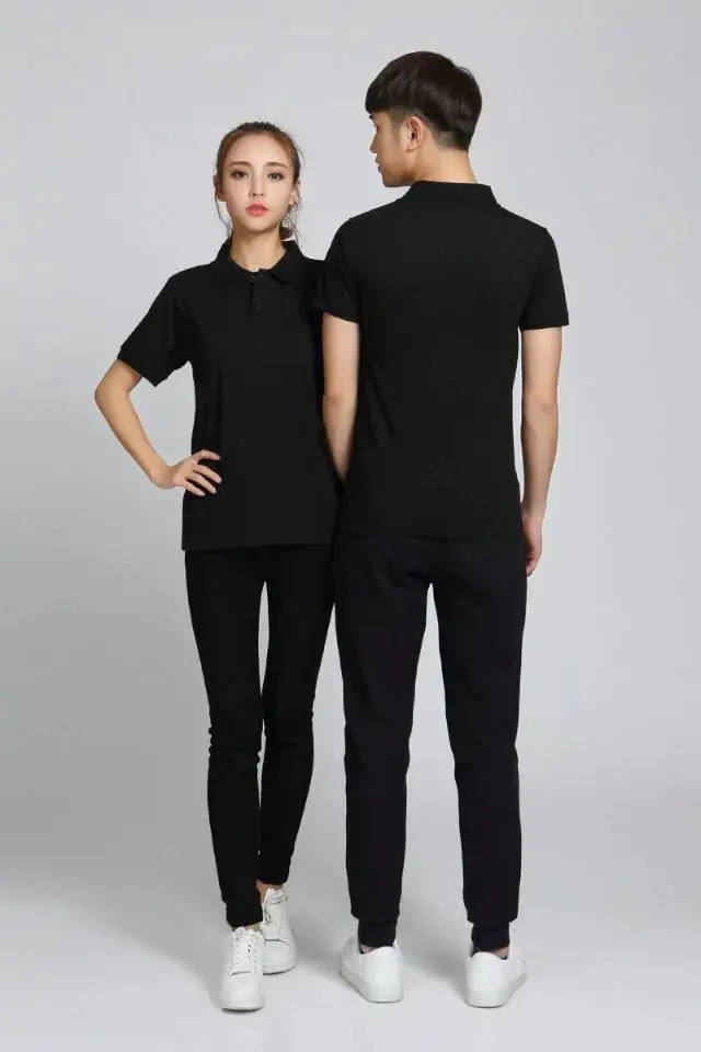 Blue 230g Polo Shirt with Custom Logo Print - Image 12