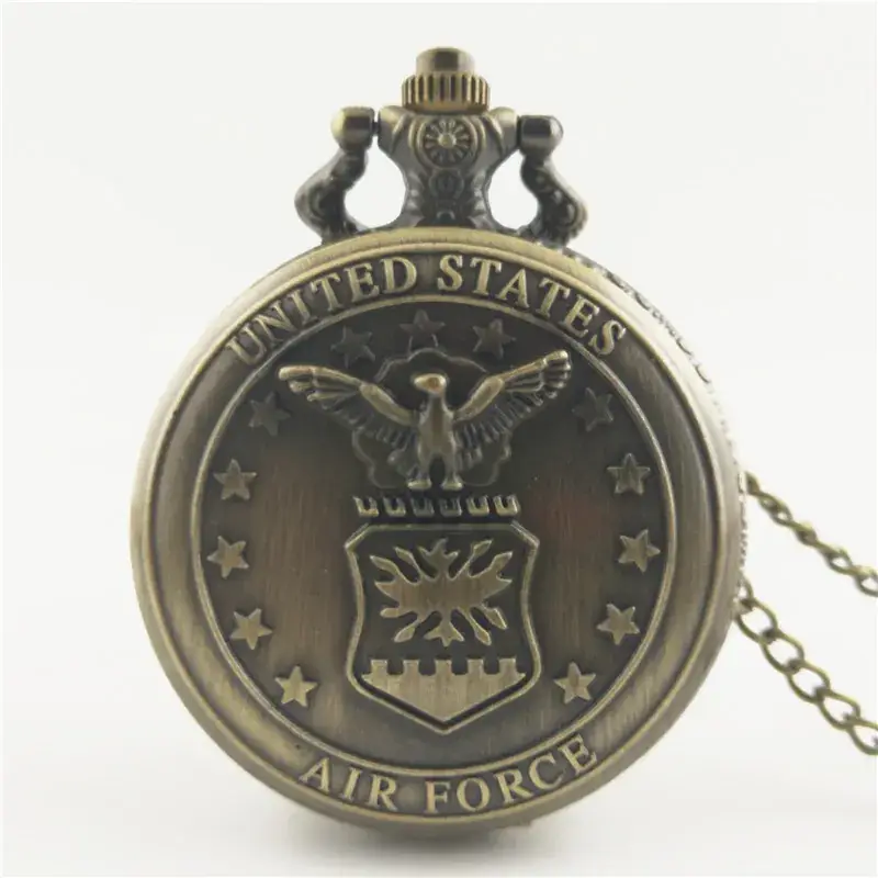 Retro Harry Bronze Pocket Watch with Triskial Design