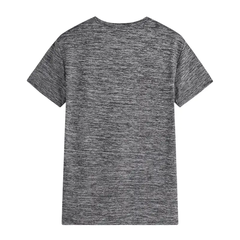 Men Blue Marbled Short Sleeve T-Shirt Large - Image 8