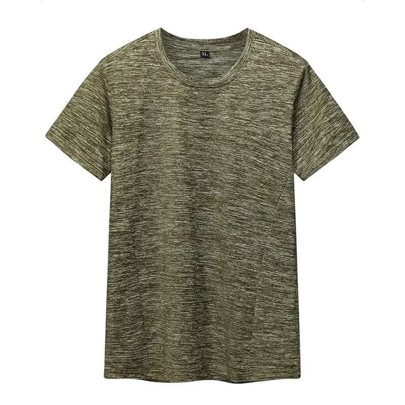 Men Blue Marbled Short Sleeve T-Shirt Large - Image 6