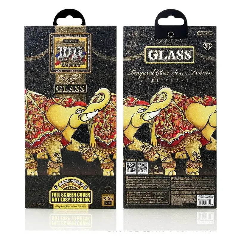 Elephant Screen Protector iPhone Black Anti-Peep Explosion Proof
