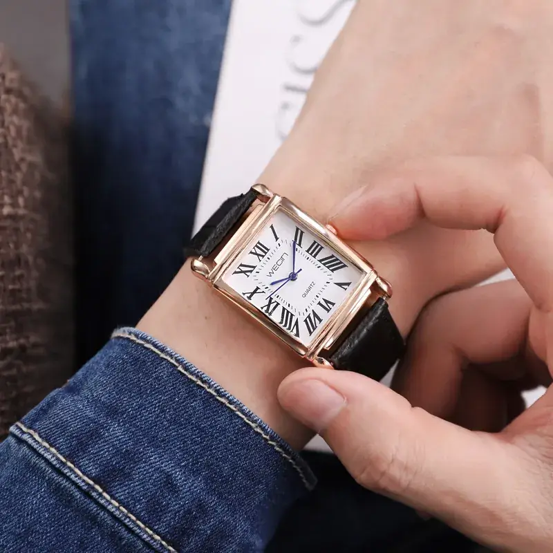 Square Watch for Women Diamond Belt Quartz Wholesale - Image 9