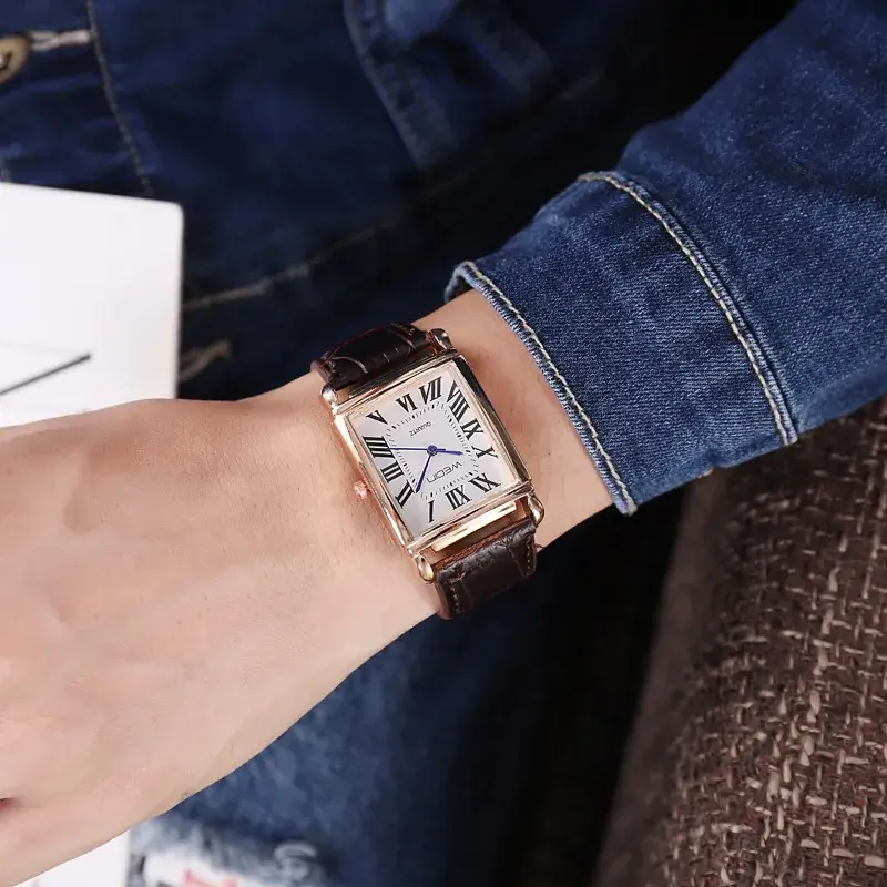 Square Watch for Women Diamond Belt Quartz Wholesale