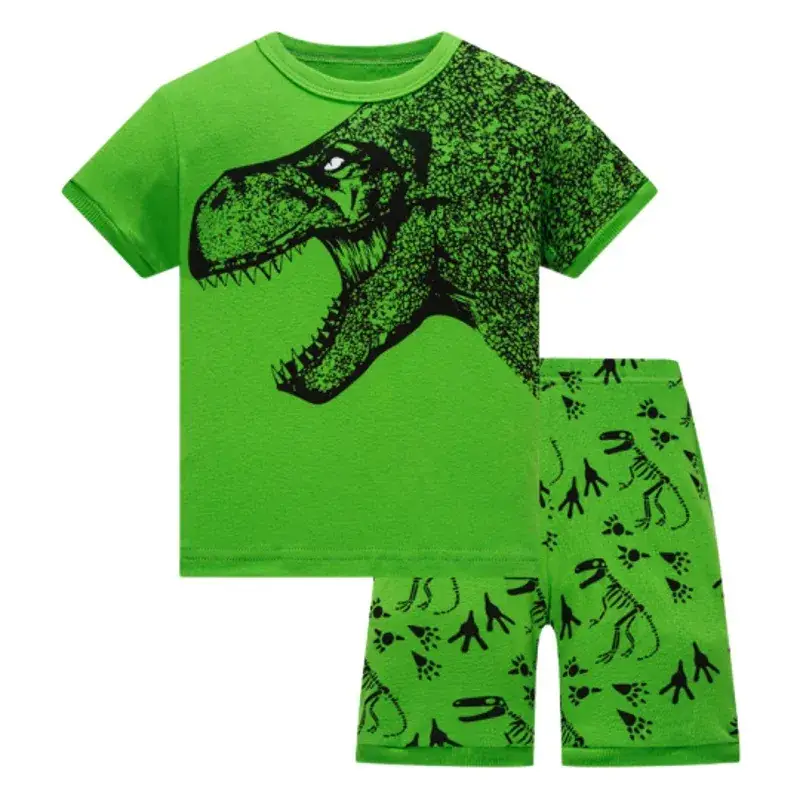 Baby Cotton Dinosaur Print Pajamas Set 8 Pcs