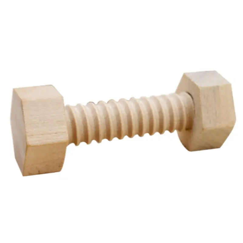 Wooden Screw Nut Puzzle for Kids Early Education