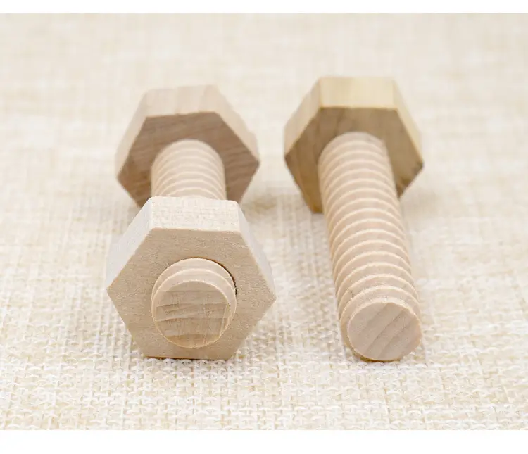 Wooden Screw Nut Puzzle for Kids Early Education — feature 4