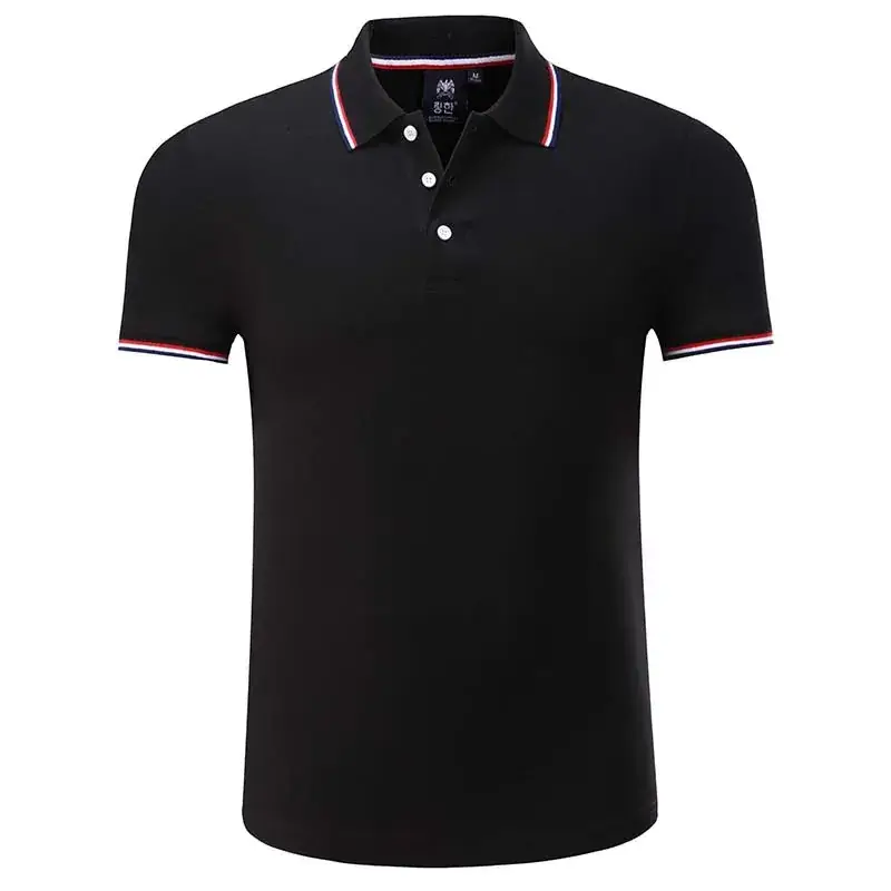 Men Blue Ceramic Cotton Polo Shirt with Logo Print - Image 2