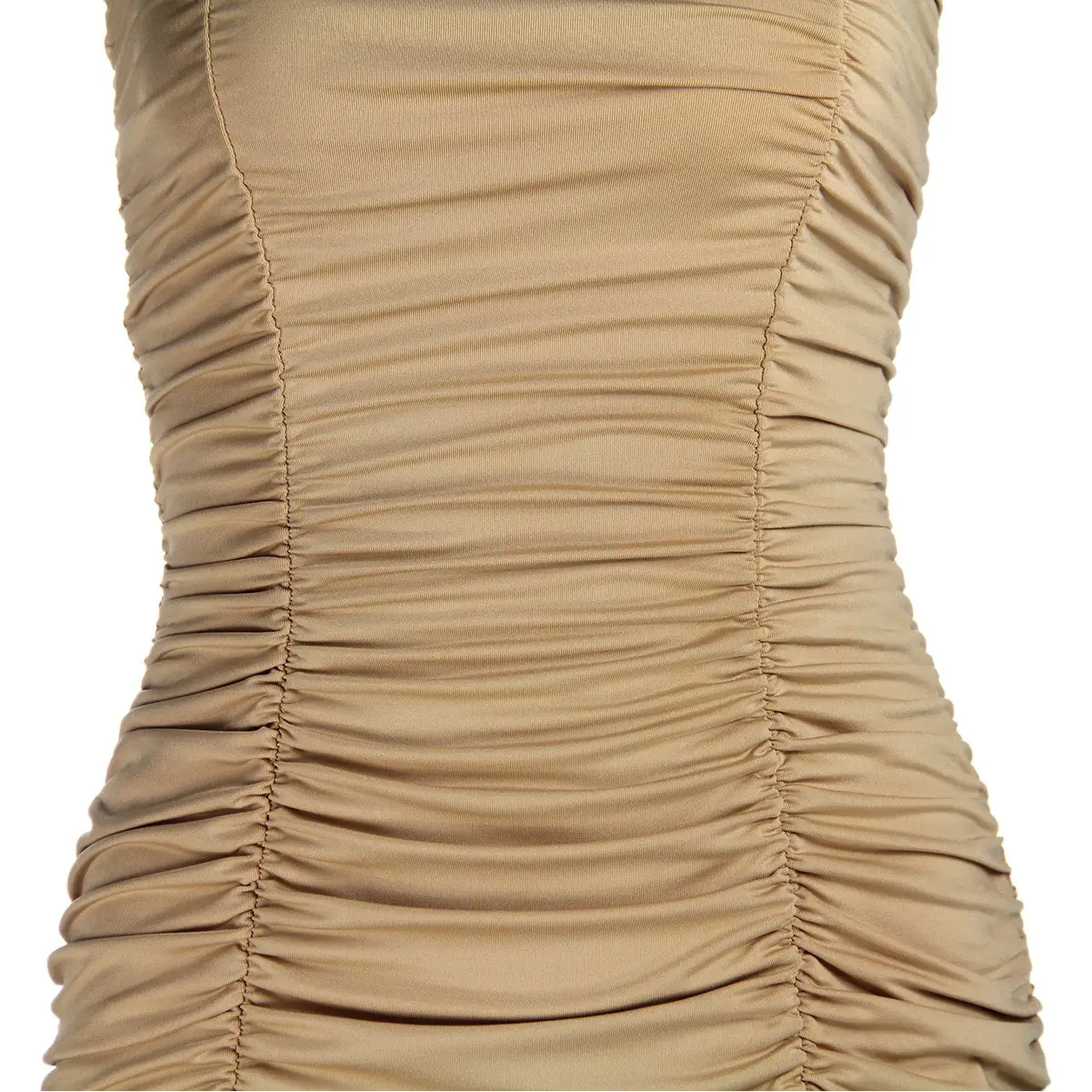 Sexy Pleated Tube Top Nightclub Dress for Women