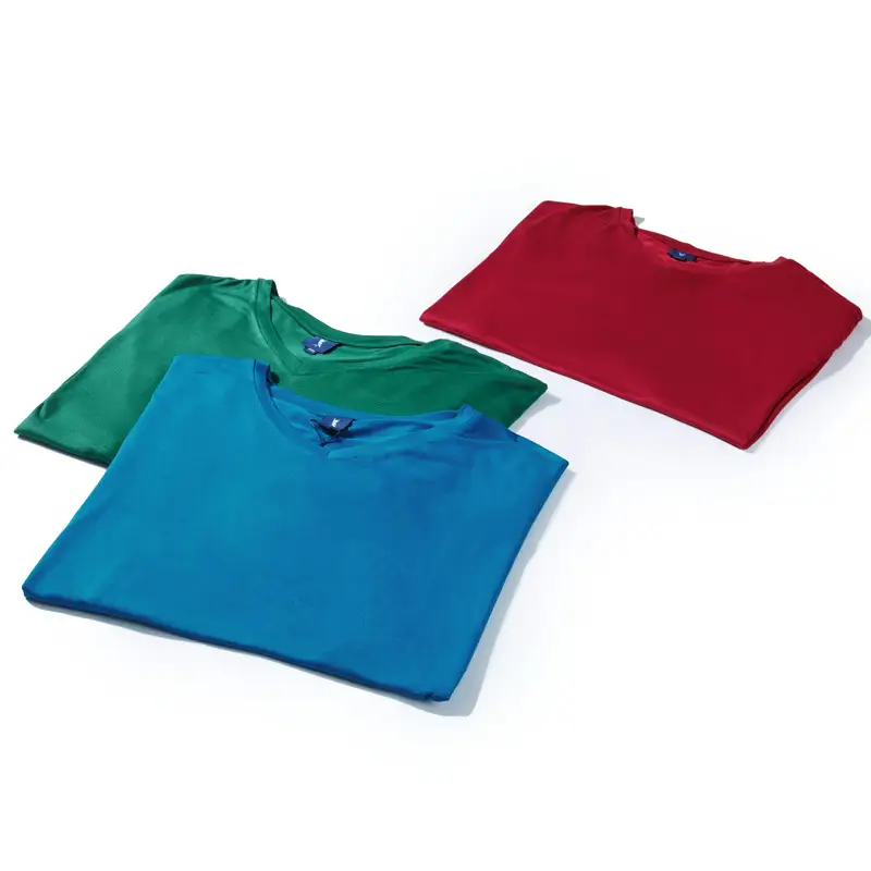 Blue V-Neck T-Shirt Extra Large Men Summer Wear - Image 8