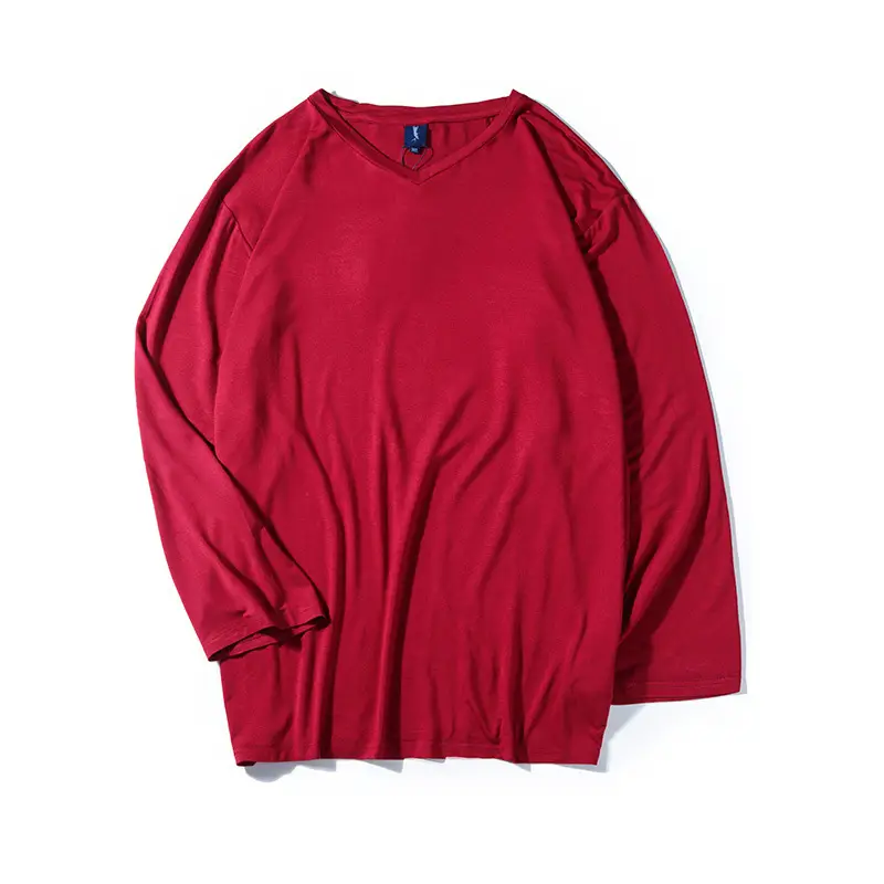 Blue V-Neck T-Shirt Extra Large Men Summer Wear - Image 6