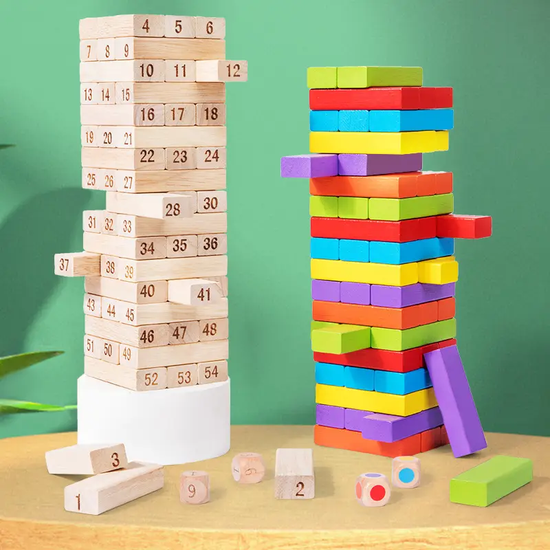 Wooden Stacking Blocks for Kids Educational Toy