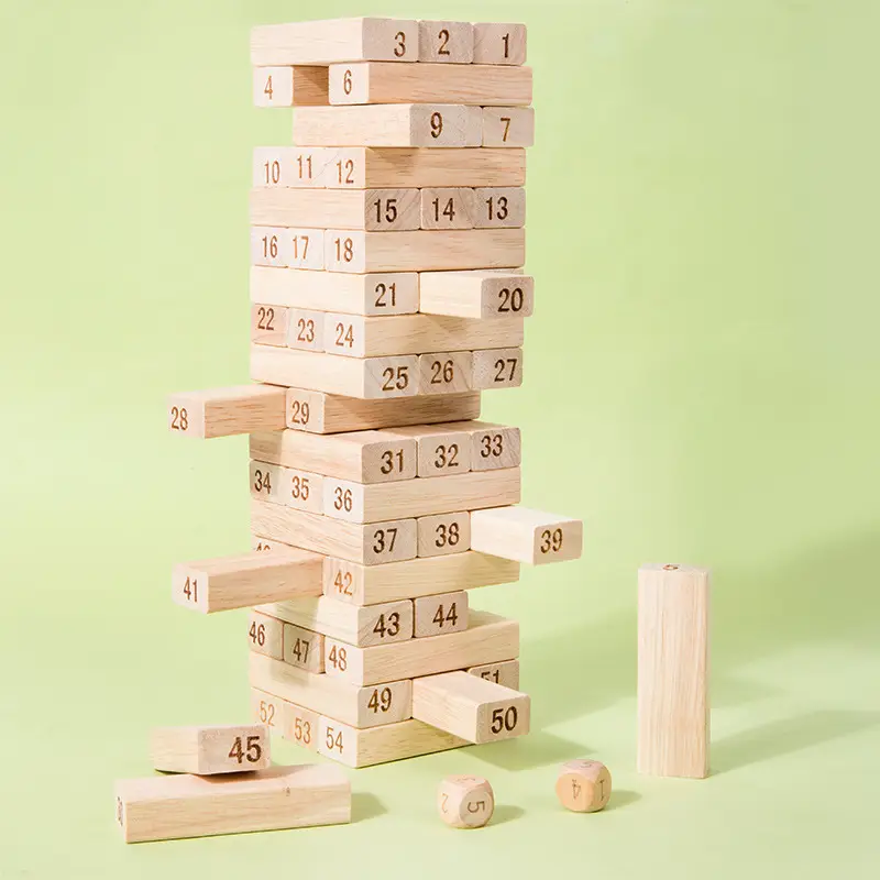 Wooden Stacking Blocks for Kids Educational Toy