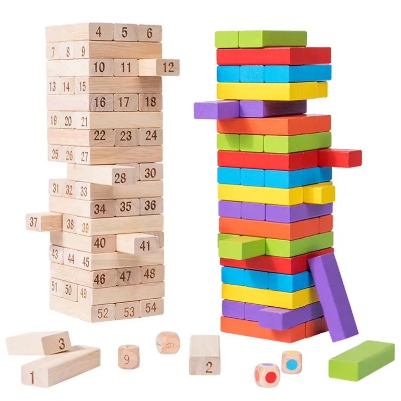 Wooden Stacking Blocks for Kids Educational Toy