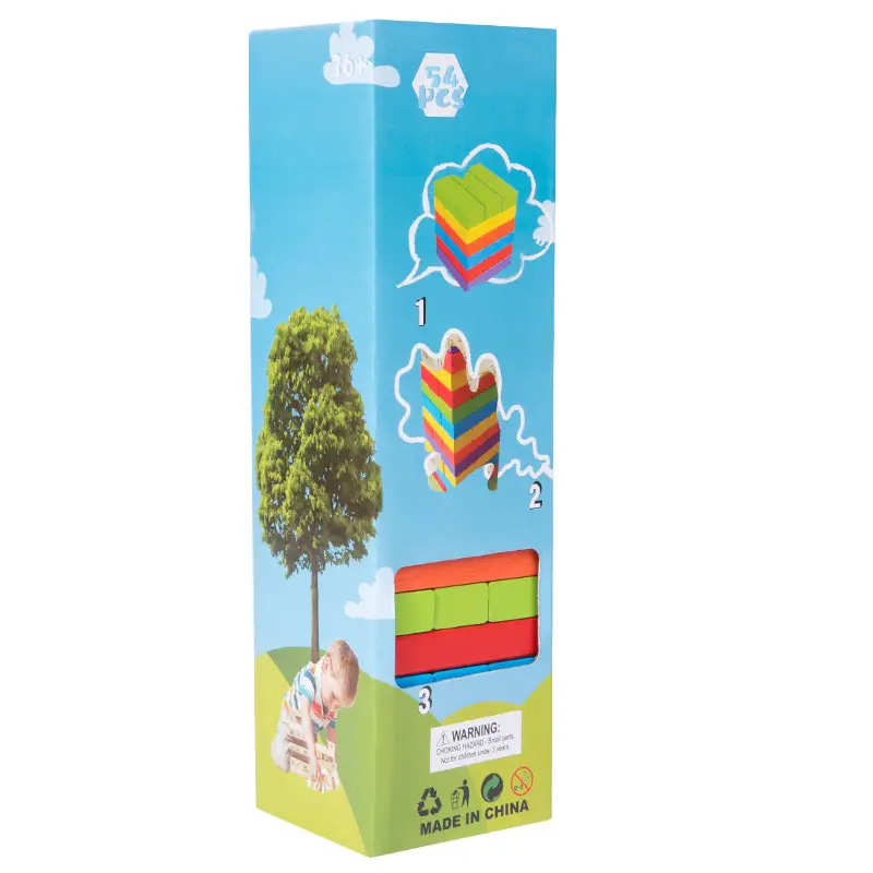 Wooden Stacking Blocks for Kids Educational Toy