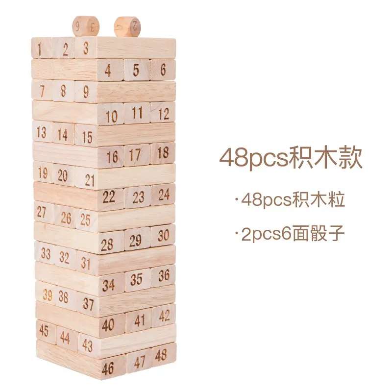 Wooden Stacking Blocks for Kids Educational Toy