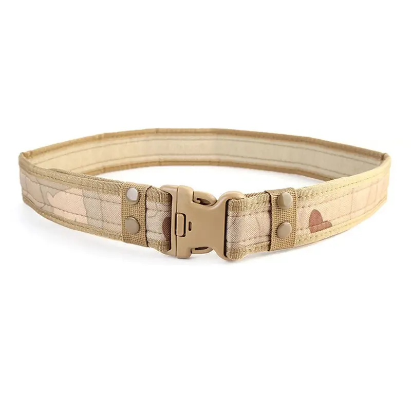 5cm Wide Edge Camouflage Tactical Belt for Men - Image 4