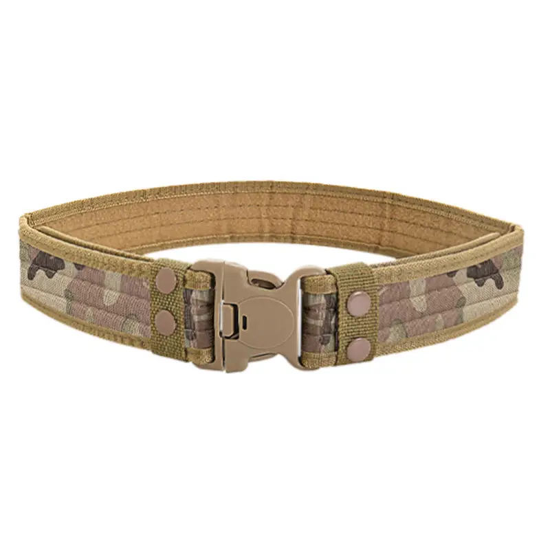 5cm Wide Edge Camouflage Tactical Belt for Men - Image 7
