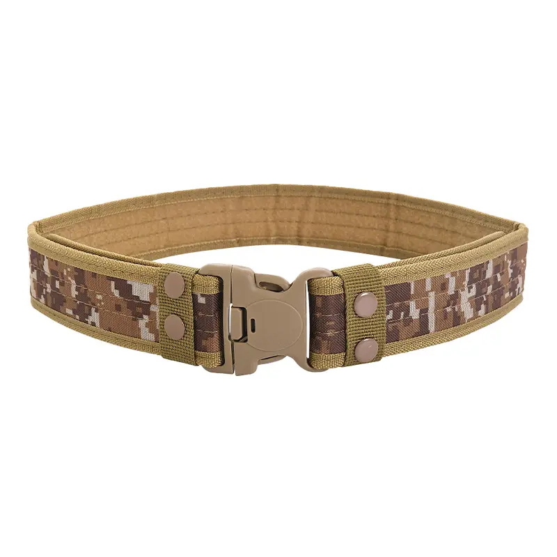 5cm Wide Edge Camouflage Tactical Belt for Men - Image 9