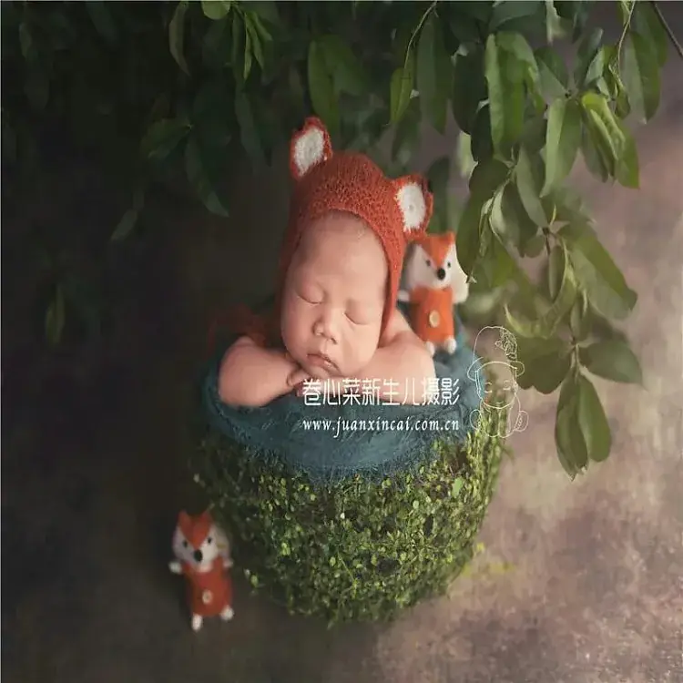 Fox Hat Photography Props for Baby Studio - Image 5
