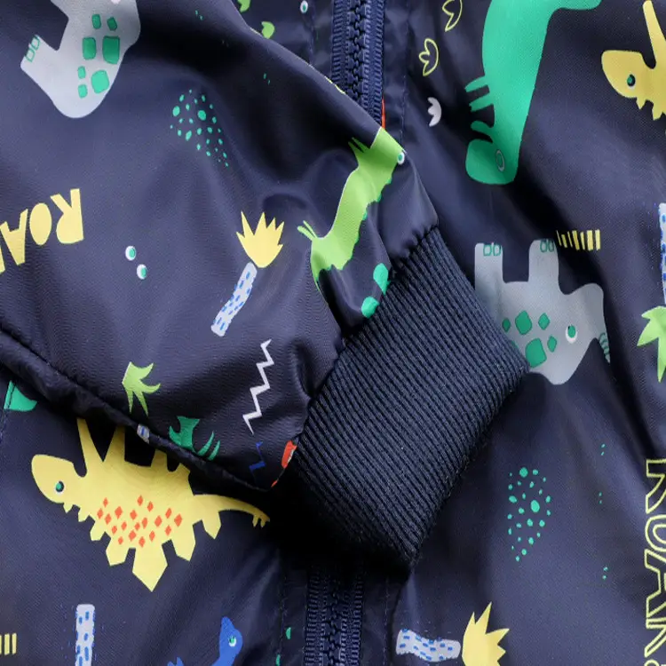 2018 New Boys' Dinosaur Zipper Coat Thin Autumn - Image 6