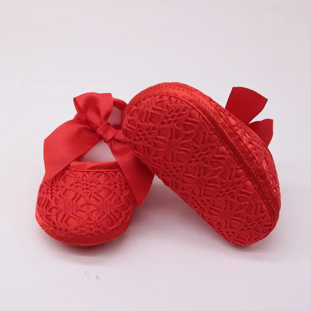 Purple Lace Baby Shoes for Girls 3-6 Years