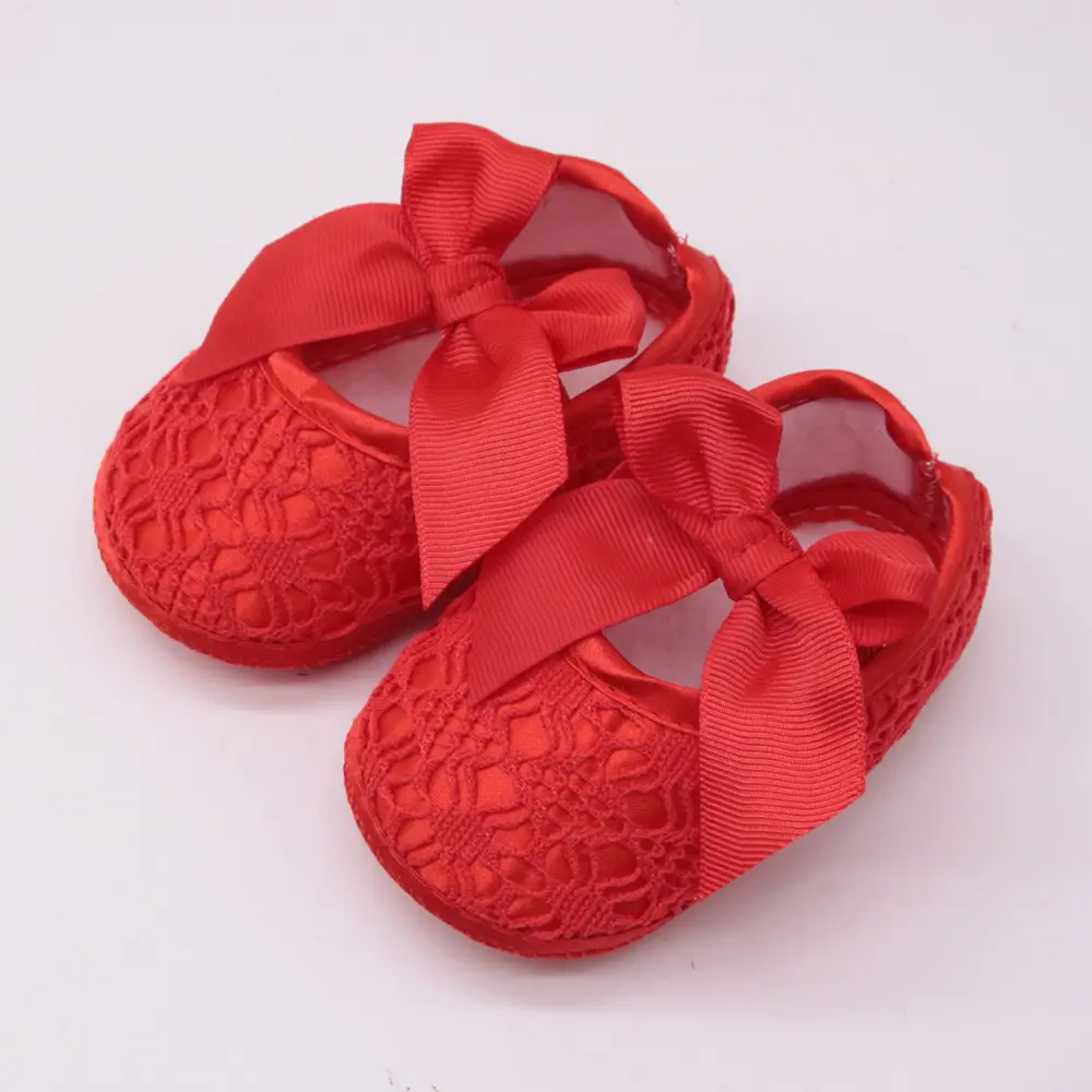 Purple Lace Baby Shoes for Girls 3-6 Years