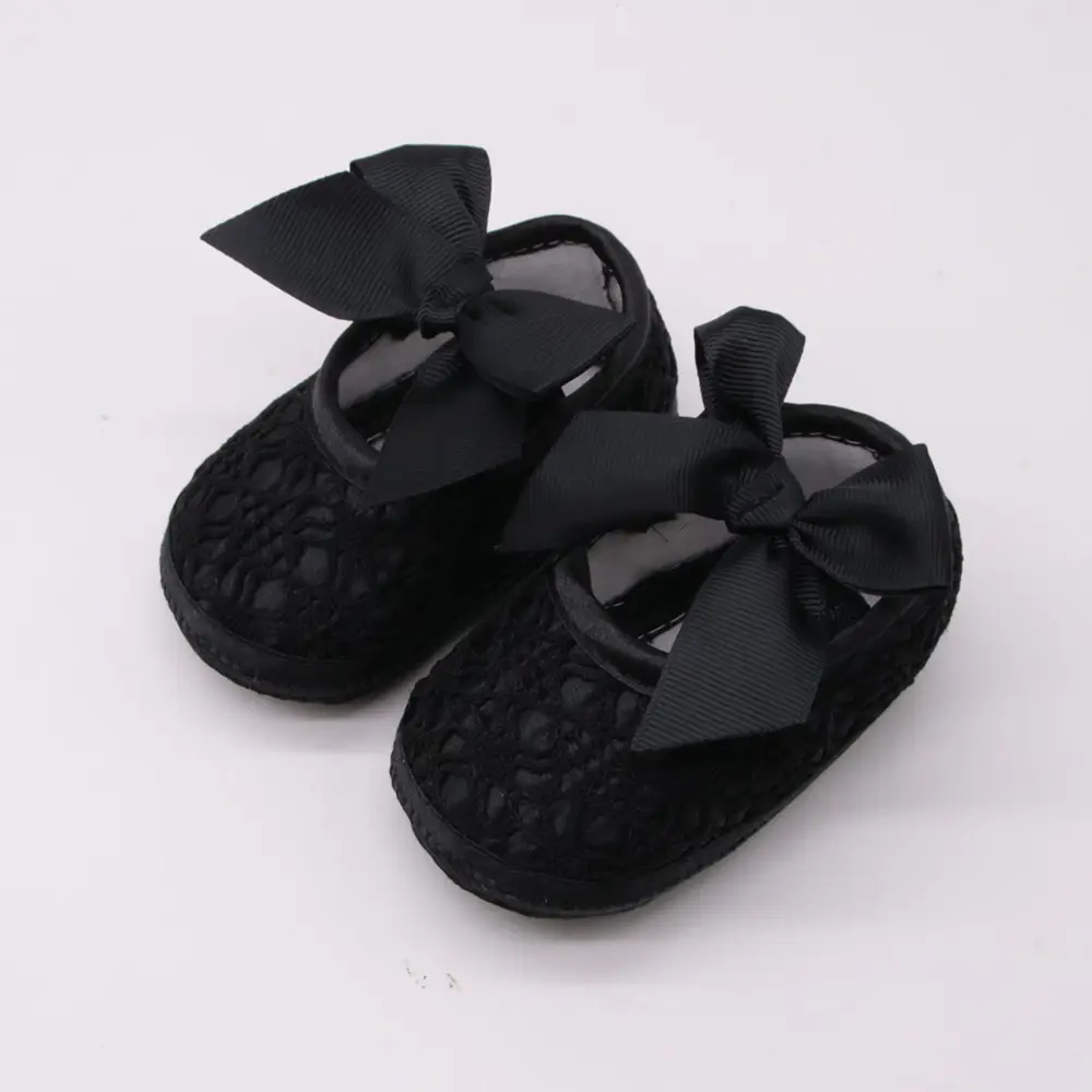 Purple Lace Baby Shoes for Girls 3-6 Years