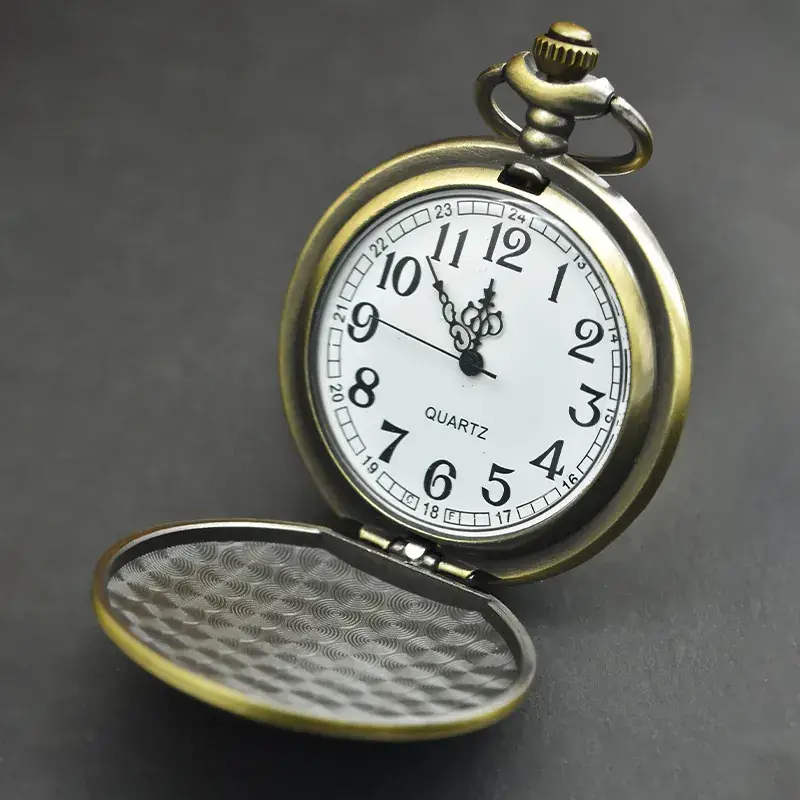 Retro Quartz Pocket Watch Men Women Accessories Wholesale - Image 6