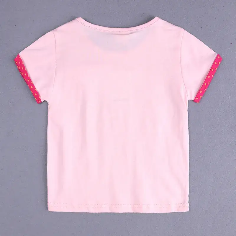 Blue Elephant Print Kids T-Shirt Cotton Round Neck Short Sleeve - Image 9