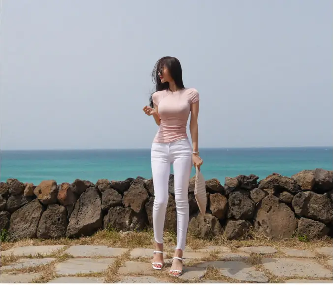 Pink T-Shirt for Women Casual Summer Wear — feature 10