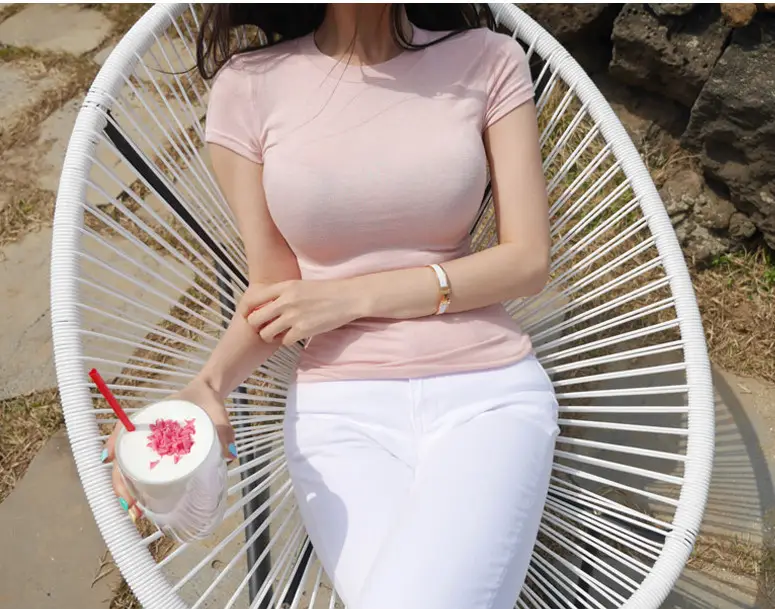 Pink T-Shirt for Women Casual Summer Wear — feature 5