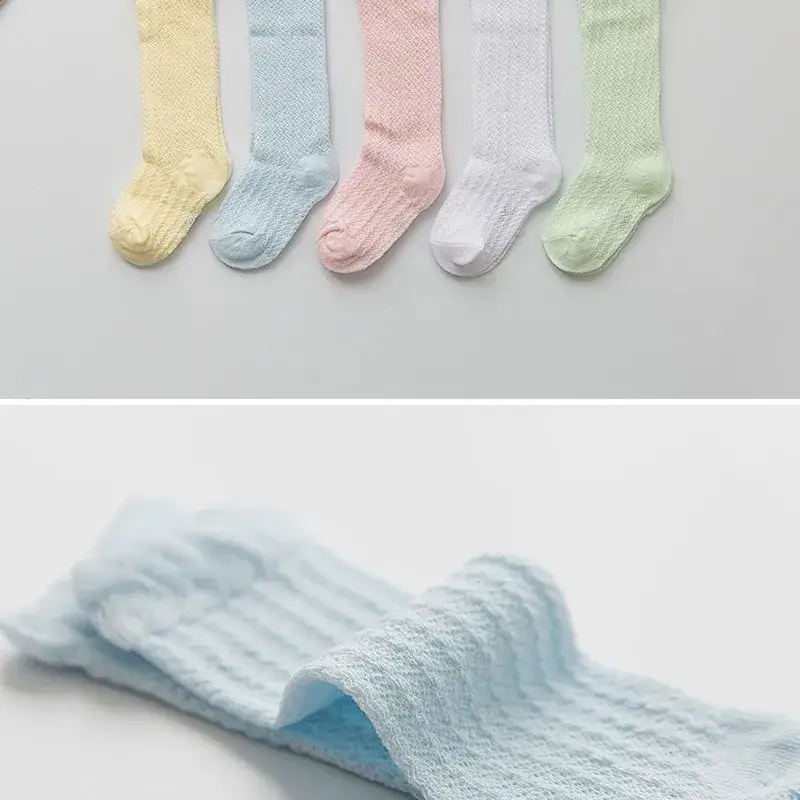 Cotton Mesh Baby Socks Green Super Cute - Image 10