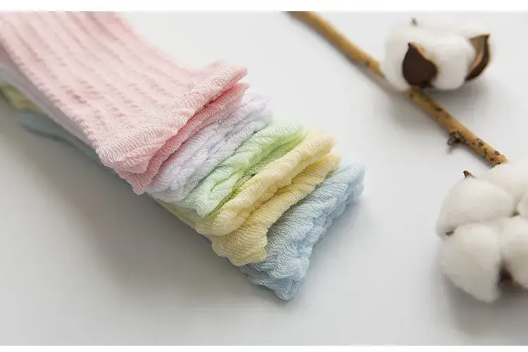 Cotton Mesh Baby Socks Green Super Cute — feature 19