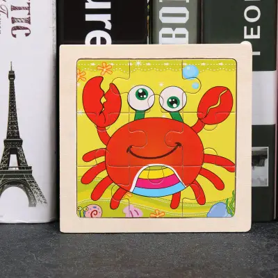 3 Piece Pink Jellyfish Puzzle for Kids 1-2 Years - Image 13
