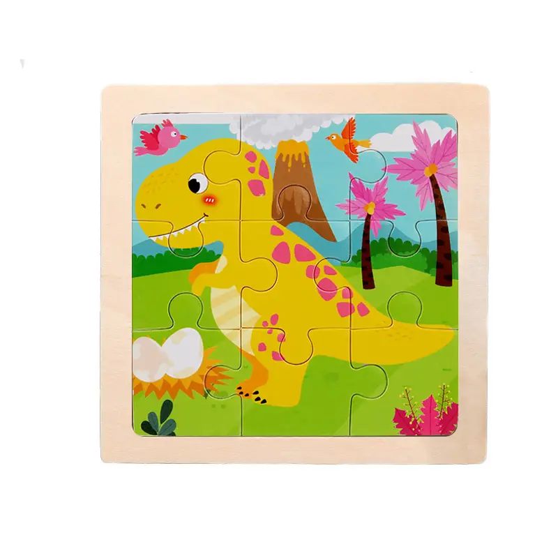3 Piece Pink Jellyfish Puzzle for Kids 1-2 Years - Image 22