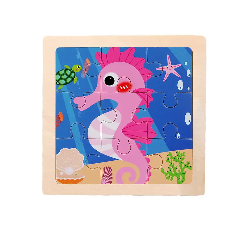 3 Piece Pink Jellyfish Puzzle for Kids 1-2 Years - Image 30
