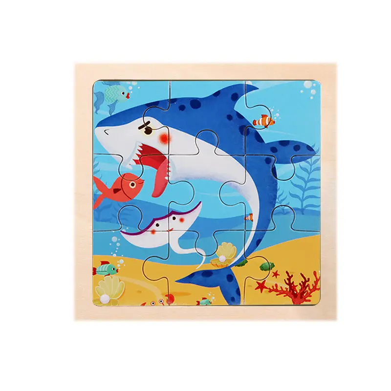 3 Piece Pink Jellyfish Puzzle for Kids 1-2 Years - Image 31