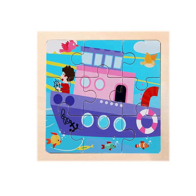 3 Piece Pink Jellyfish Puzzle for Kids 1-2 Years - Image 39