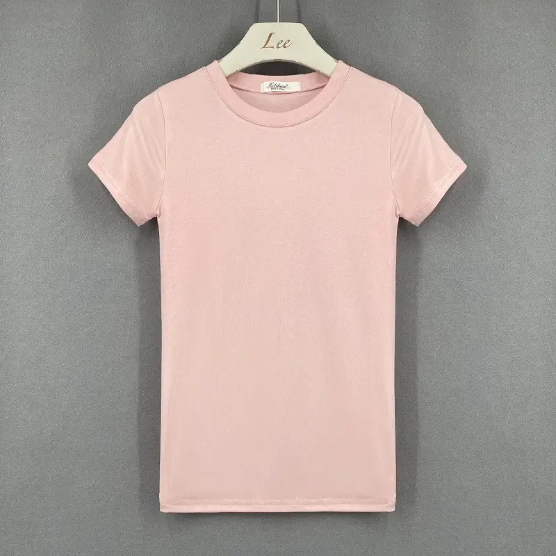 Korean New Summer T-Shirt Tight Fitting Bust Reveal