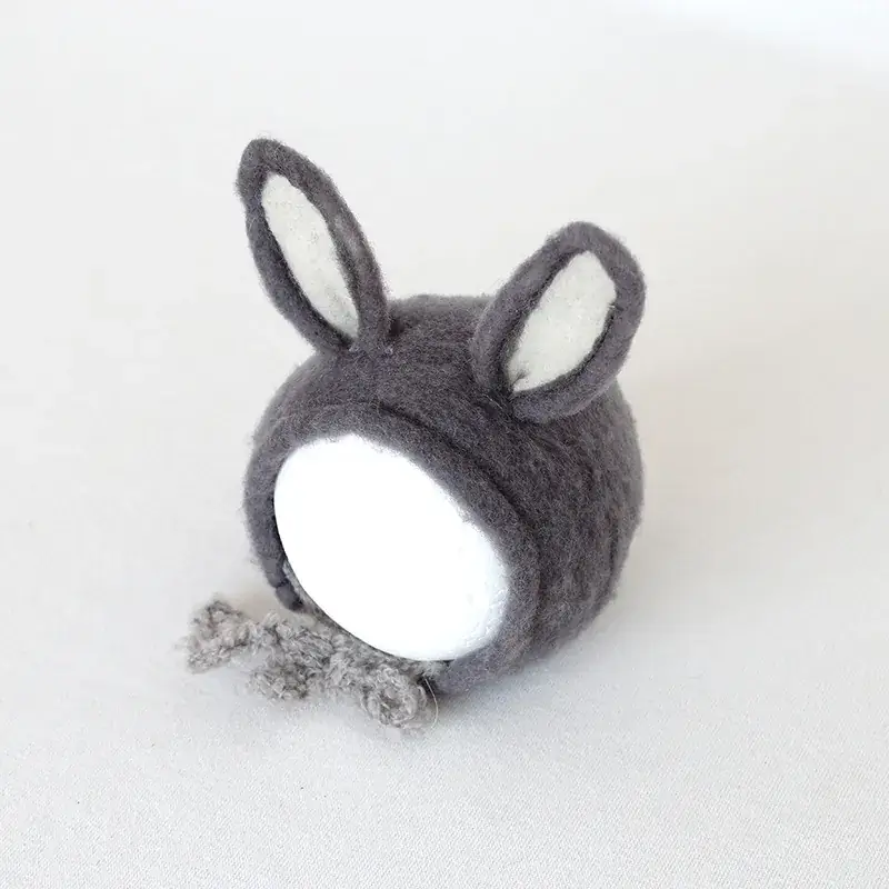 Pure Wool Bunny Photo Studio Props for Newborns - Image 3