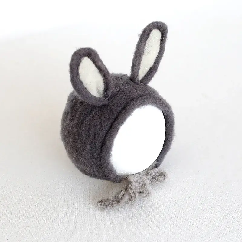 Pure Wool Bunny Photo Studio Props for Newborns - Image 4