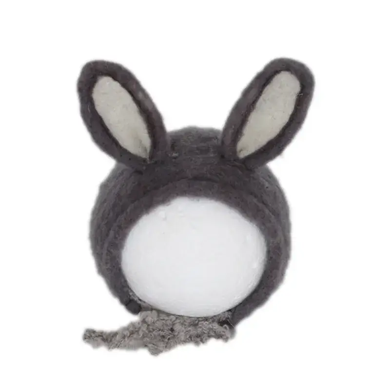 Pure Wool Bunny Photo Studio Props for Newborns