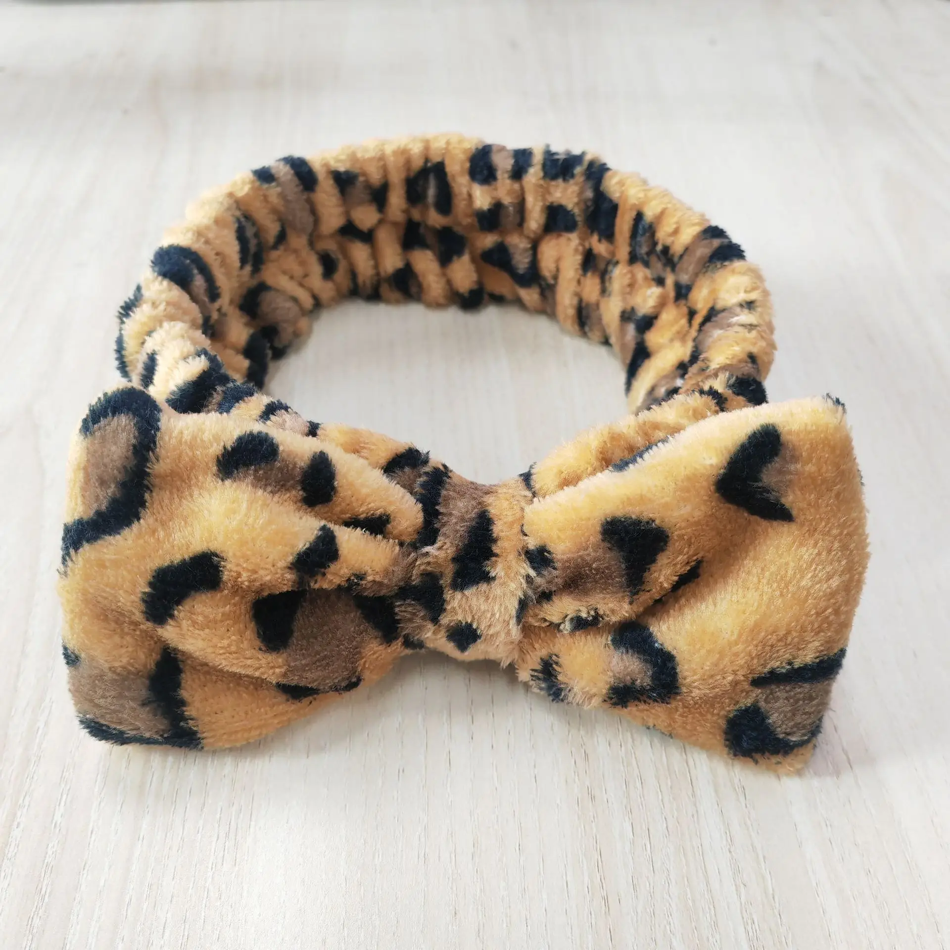 White Colorful Fleece Hair Band for Women - Image 40