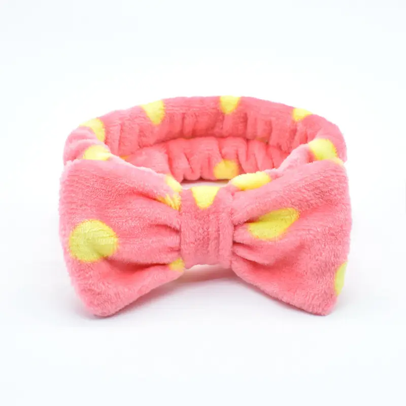 White Colorful Fleece Hair Band for Women - Image 8